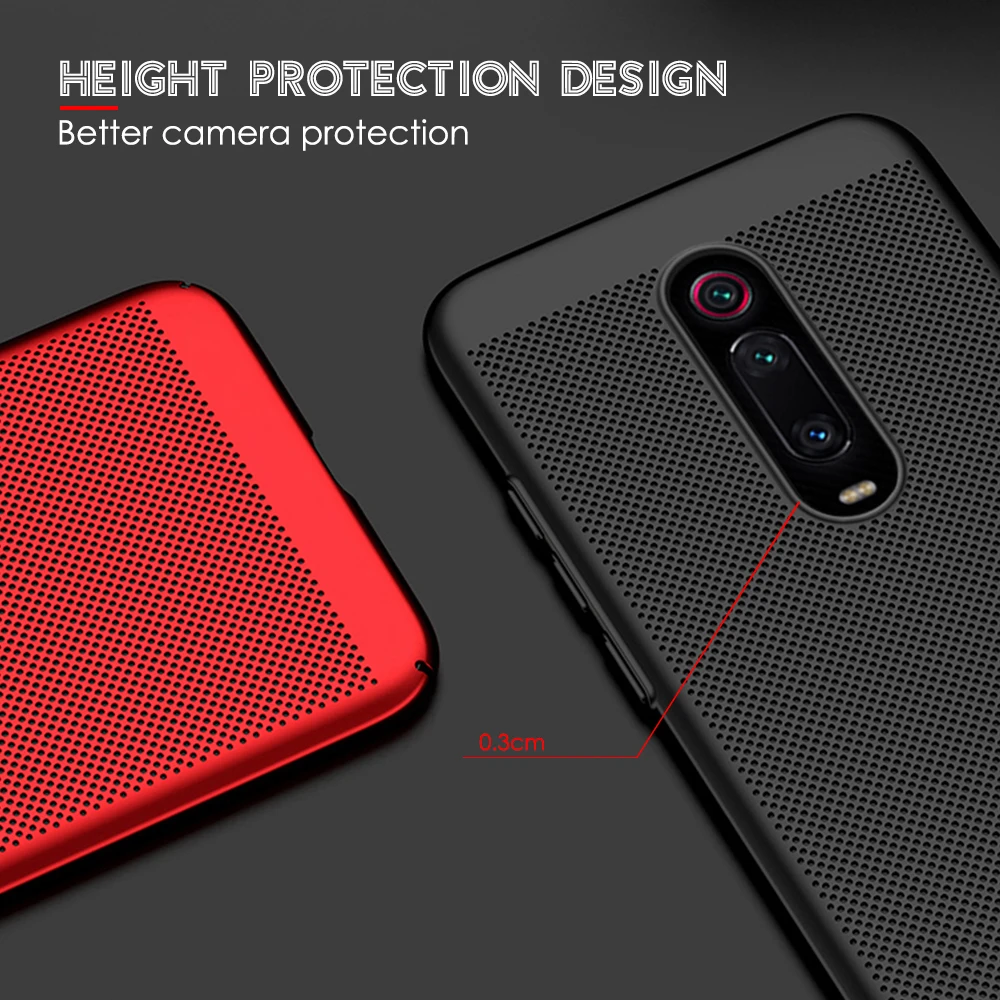 Чехол с отводом тепла для Xiaomi Redmi 7 7A Note Pro K20 6 6A жесткий чехол из поликарбоната Mi9t pro
