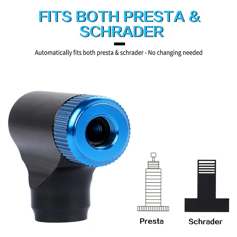 СО2 насос для Велосипедный Шредер Presta адаптер велосипедный надувной алюминиевый