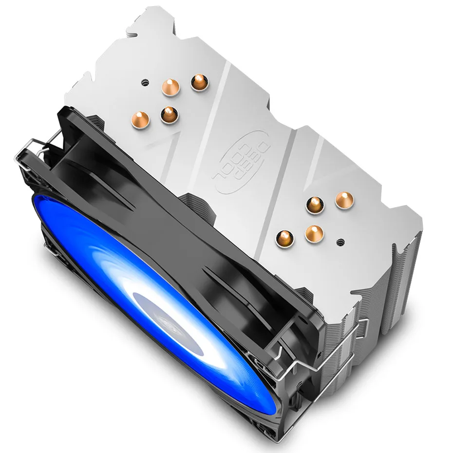 Кулер для процессора DEEPCOOL GAMMAXX 400 V2 радиатор с 4 теплотрубками 120 мм светодиодный