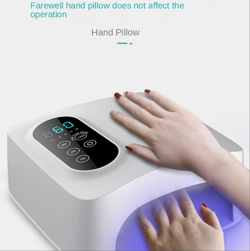 Built-in battery manicure phototherapy machine 72w high-power nail quick dry dryer home LED induction nail lamp  LED nail light enlarge