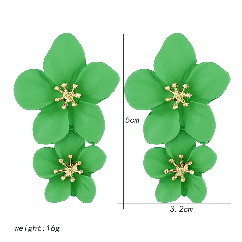 Женские висячие серьги с подвесками длинные из сплава в виде