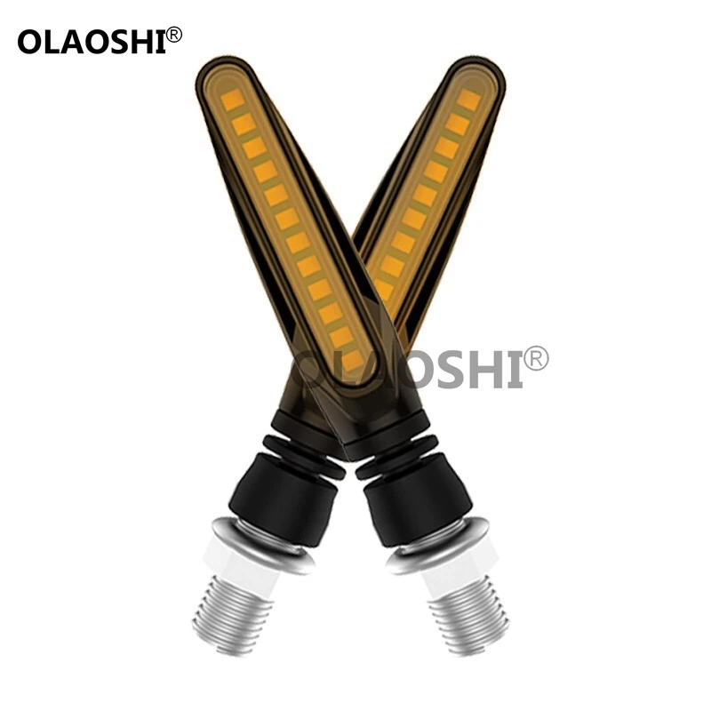 2 шт. светодиодный Сигналы поворота для мотоцикла светильник 12 SMD проблесковый