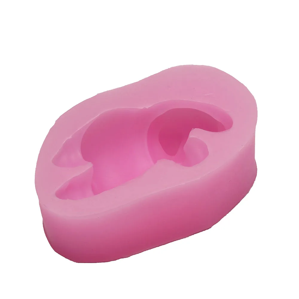 BB003 3D Silicone Cake Mold Pig Shape Handmade Fondant Soap Mould For Decorating Kitchen Accessories | Tools
