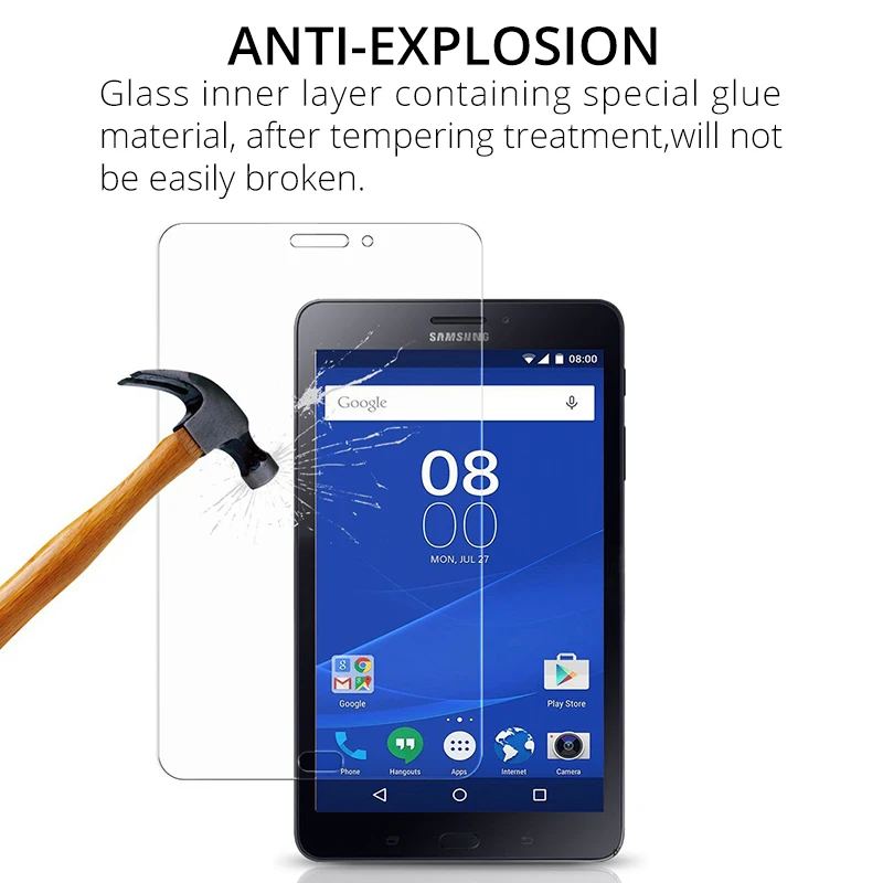 Закаленное защитное стекло 9H для Samsung Galaxy Tab A 8 0 2017 T380 T385|Защитные экраны планшеов|