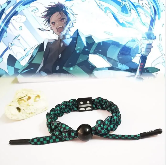 Demon Slayer Kimetsu no Yaiba Косплей браслет Kamado Tanjirou набор фанатов коллекция реквизит