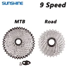 Маховик для горного и шоссейного велосипеда SHIMANO SRAM K7 HG M390 M370, 9 В, 9 скоростей, 11-23252830323640424650T