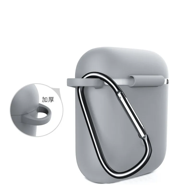 Мягкий силиконовый чехол беспроводные наушники Bluetooth для Apple гарнитура Airpods