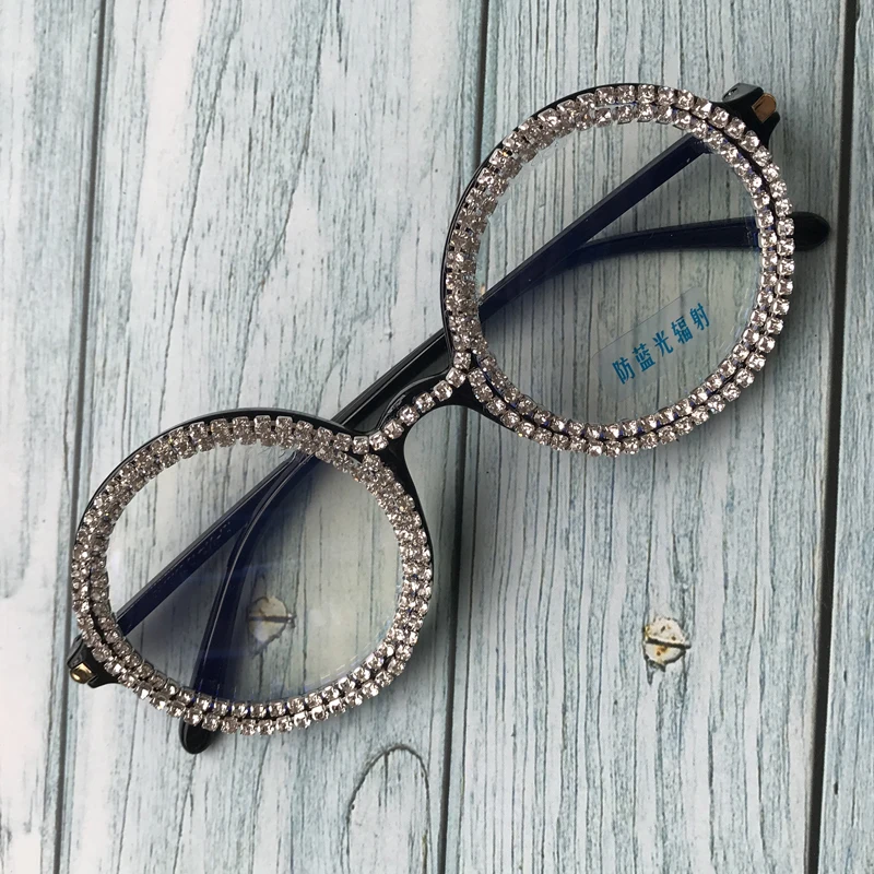 Модные роскошные круглые солнцезащитные очки Женские винтажные негабаритные со