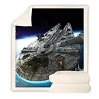 Одеяло s для кровати, аниме одеяло s Millennium Falcon, брезентовое одеяло, утяжеленное одеяло из полиэстера