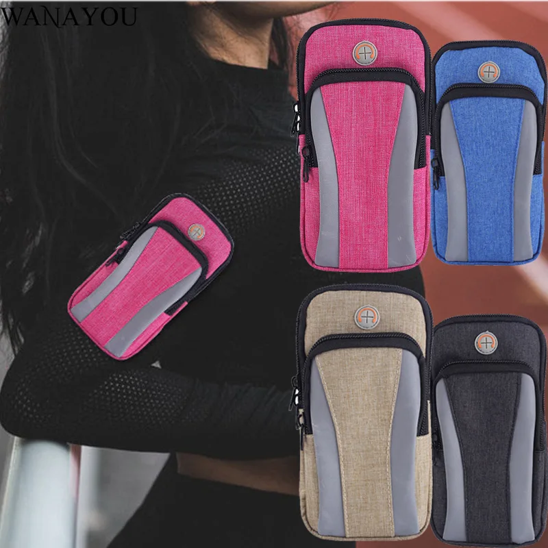 WANAYOU 6 дюймов Водонепроницаемый спортивные сумки для пробежек ткань Оксфорд