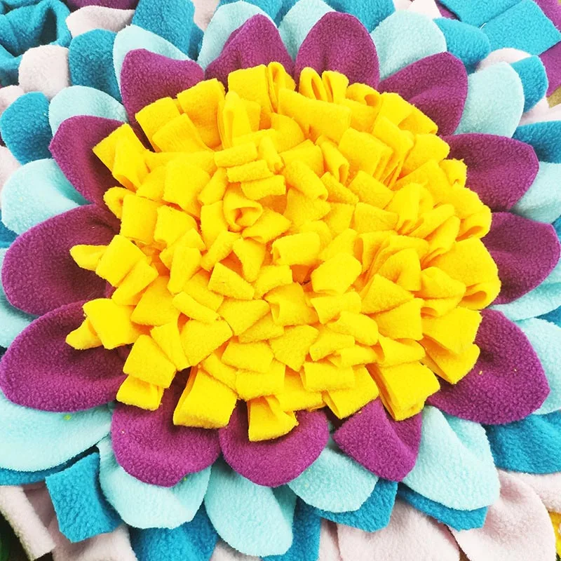 

Pet Dog Snuffle Mat Nose Smell Training Sniffing Pad Bites Resistant Relief Stress Slow Food Training Blanket Mat Dog Puzzle Toy