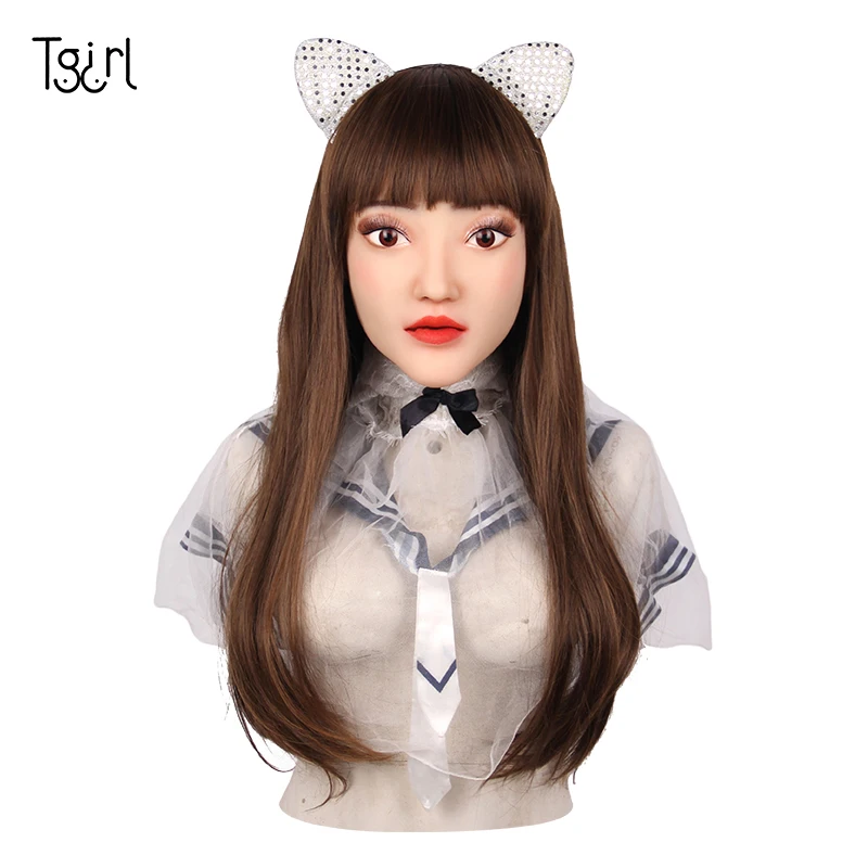 Хэллоуин головные уборы силиконовые женские Реалистичная богиня лицо маскарад| |