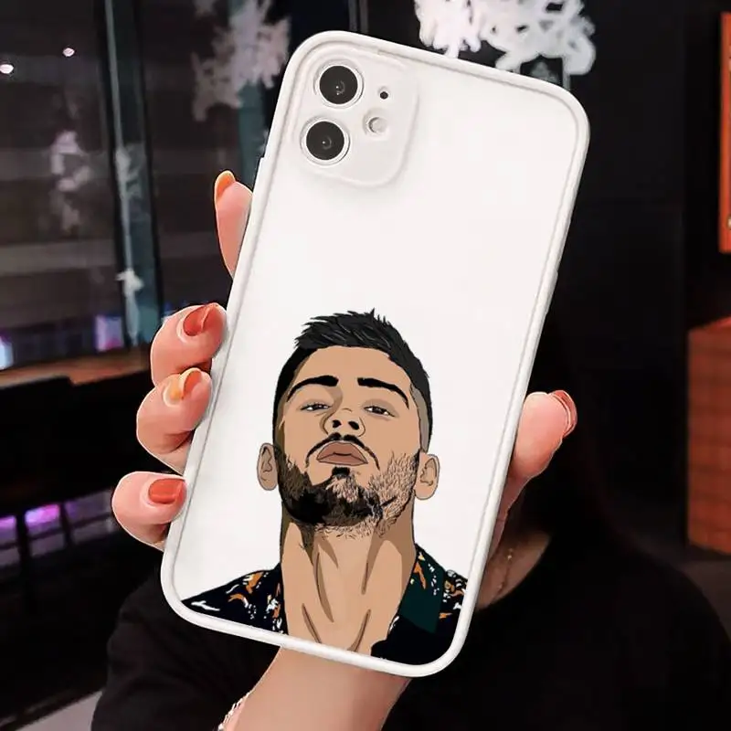 

Zayn malik Phone Case Matte Transparent for iPhone 7 8 11 12 s mini pro X XS XR MAX Plus cover funda