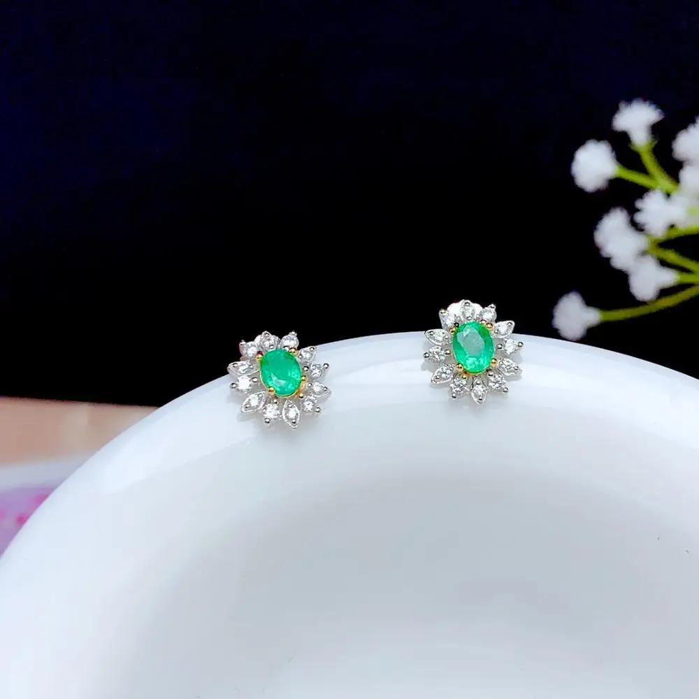 

Женские серьги-подвески из серебра 925 пробы, 4 Х5 мм