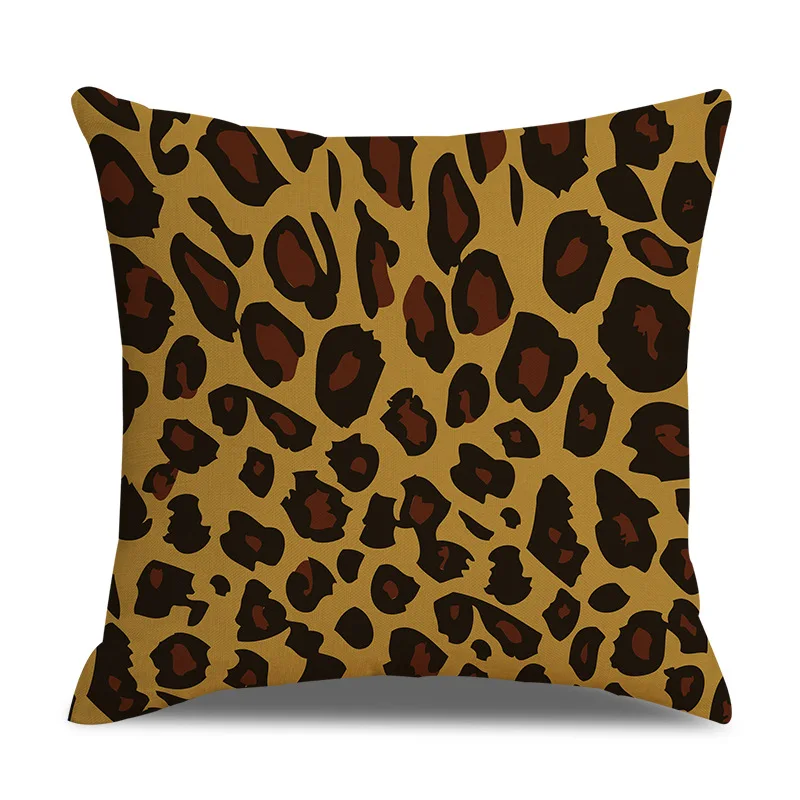 Диванная подушка с леопардовым узором животными текстурой леопард тигр Жираф
