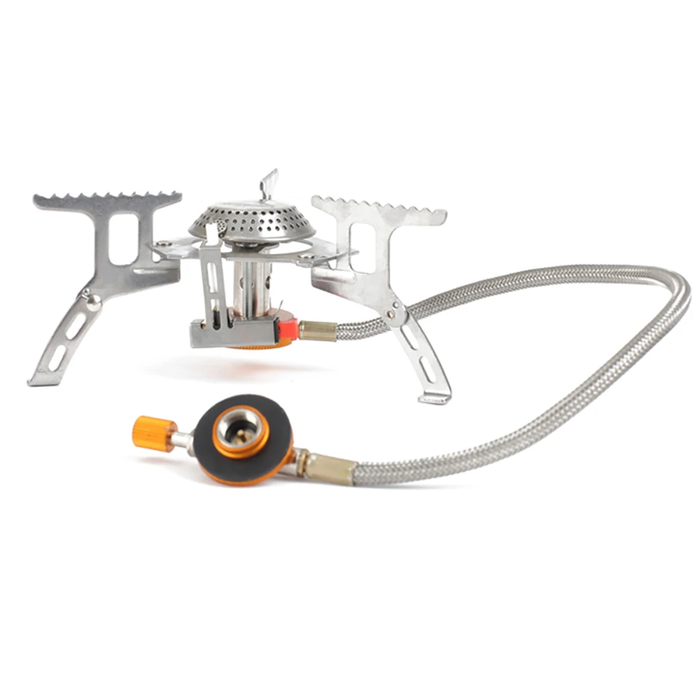 

Outdoor Gas Stove Camping Gas burner Folding Electronic Stove hiking Portable Foldable Split Stoves Tourist Outdoor Cooking