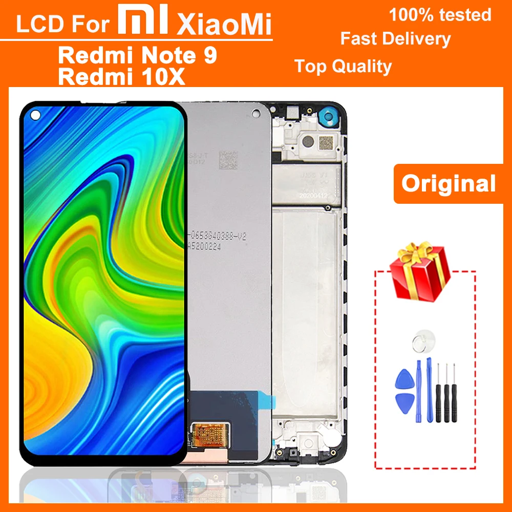 

6.53'' Original Display Replacement For Xiaomi Redmi Note 9 LCD Touch Screen Digitizer Assembly For Redmi Note9 Display Screen