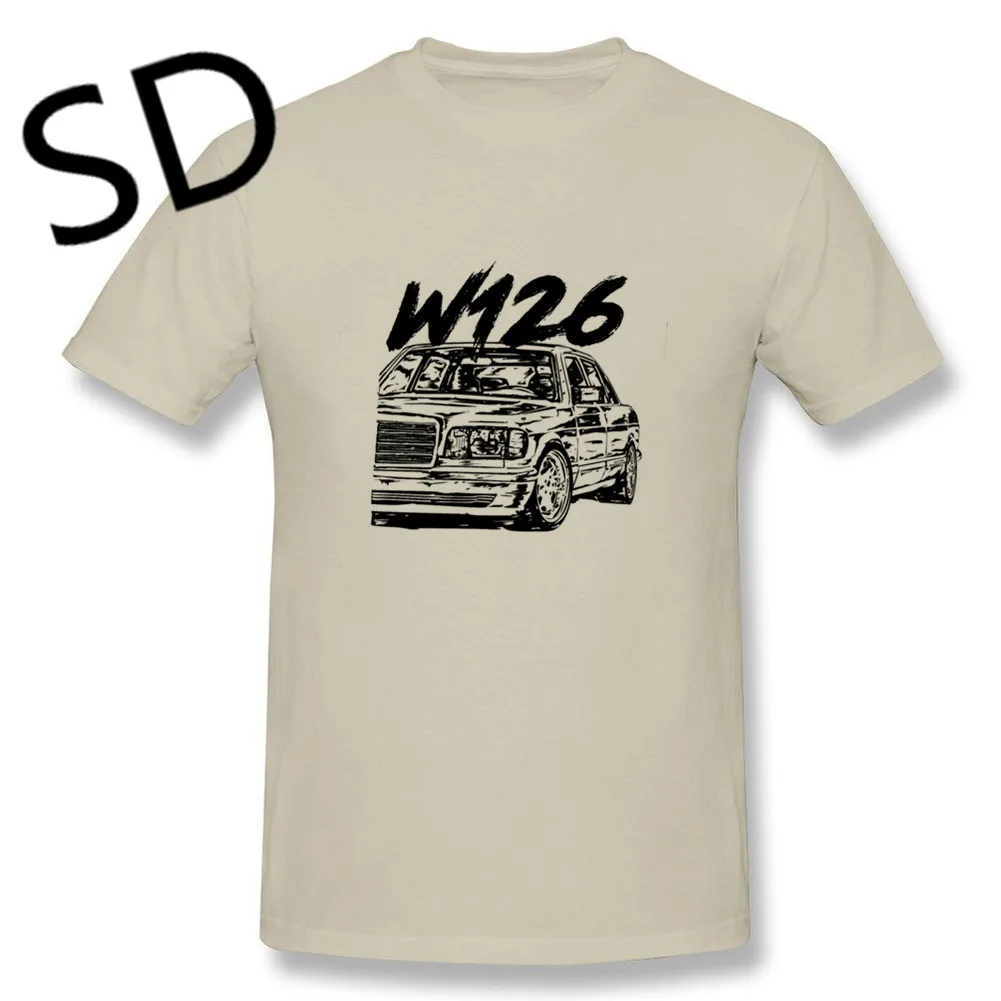 beige Дропшиппинг Mercedes w126 Футболка мужская модная брендовая негабаритная Футболка компрессионная футболка летние топы camisas mujer Tee Custom - Цвет: beige