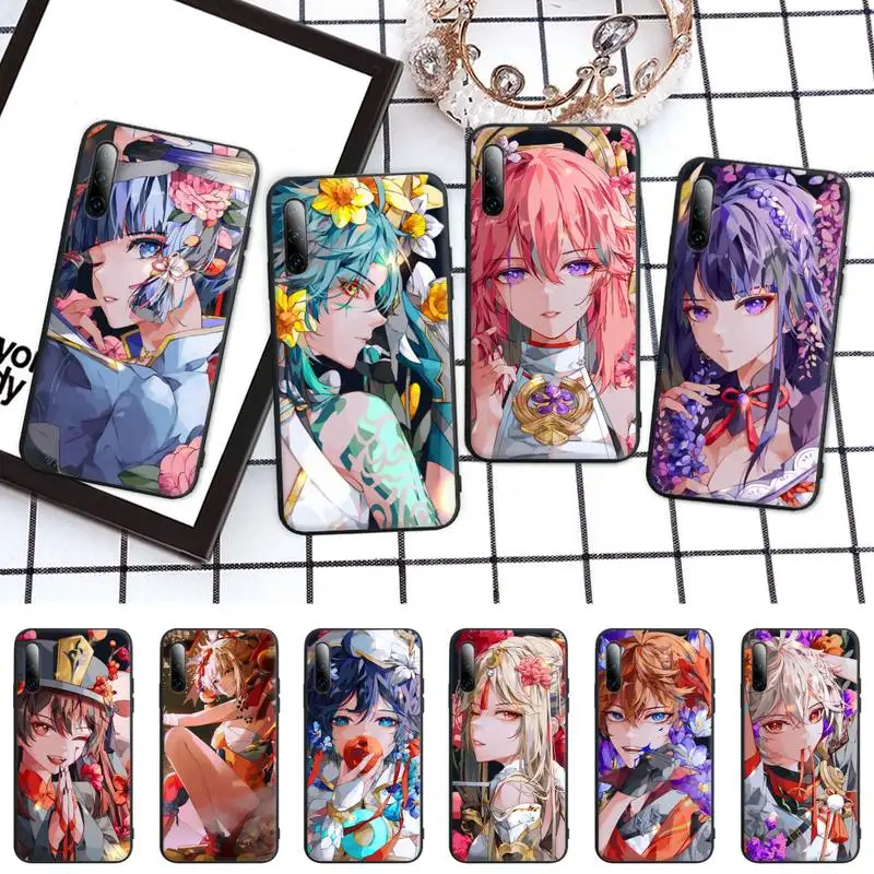 

Genshin Impact Raiden Shogun Baal Phone Case For Honor 30 7A Pro 10 20 Lite 7C 8 8A 8X 9X 10I 20I 20S Silicone Cover
