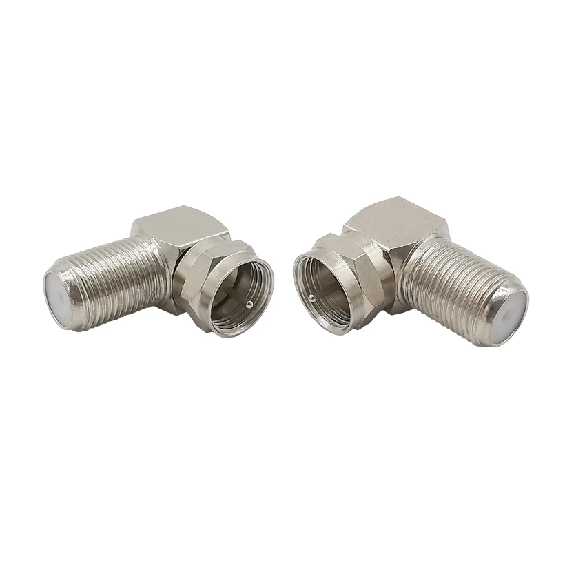 5 шт./лот радиочастотный коаксиальный F Type прямоугольный адаптер гнездовой разъем