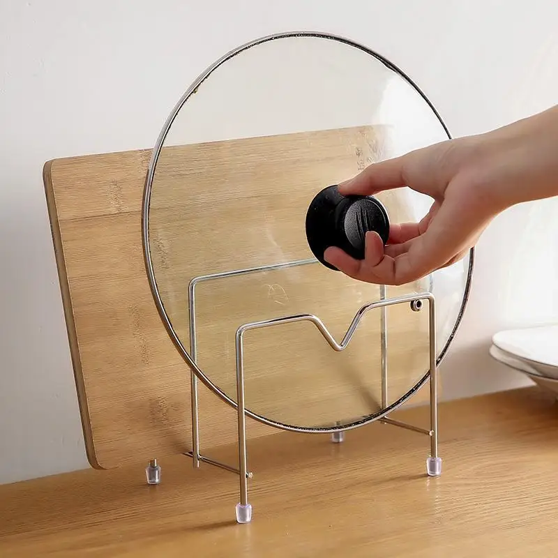 

Кухонная полка для крышки кастрюли из нержавеющей стали