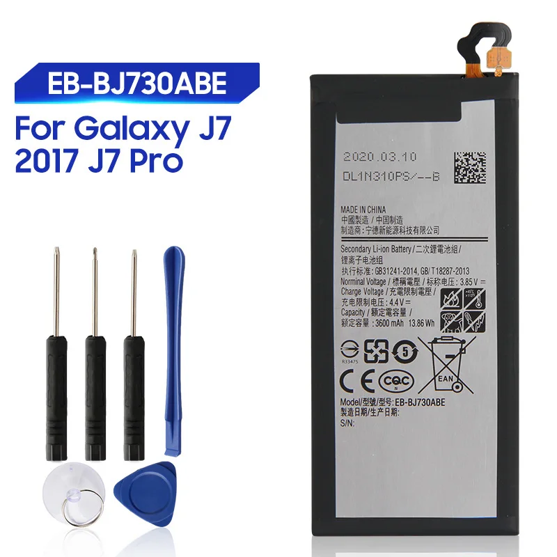 

Original Replacement Samsung Battery EB-BJ730ABE For Galaxy J7 Pro J730G J7 2017 J730DS J730FM J730GM J730K SM-J730G SM-J730DS