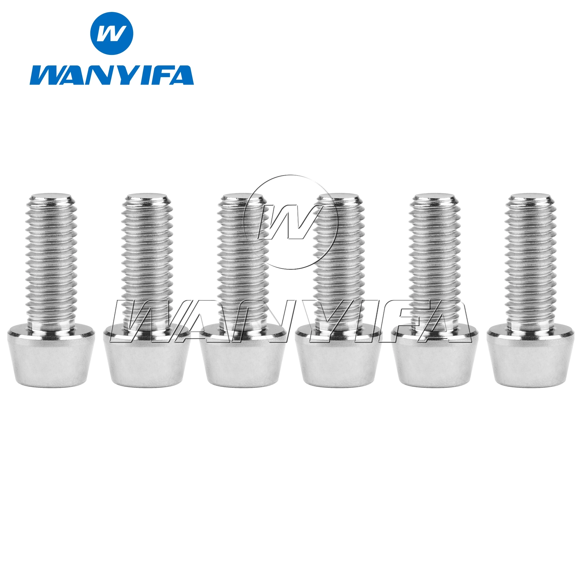 Титановый болт Wanyifa M8x20mm шестигранные винты с головкой для велосипеда мотоцикла