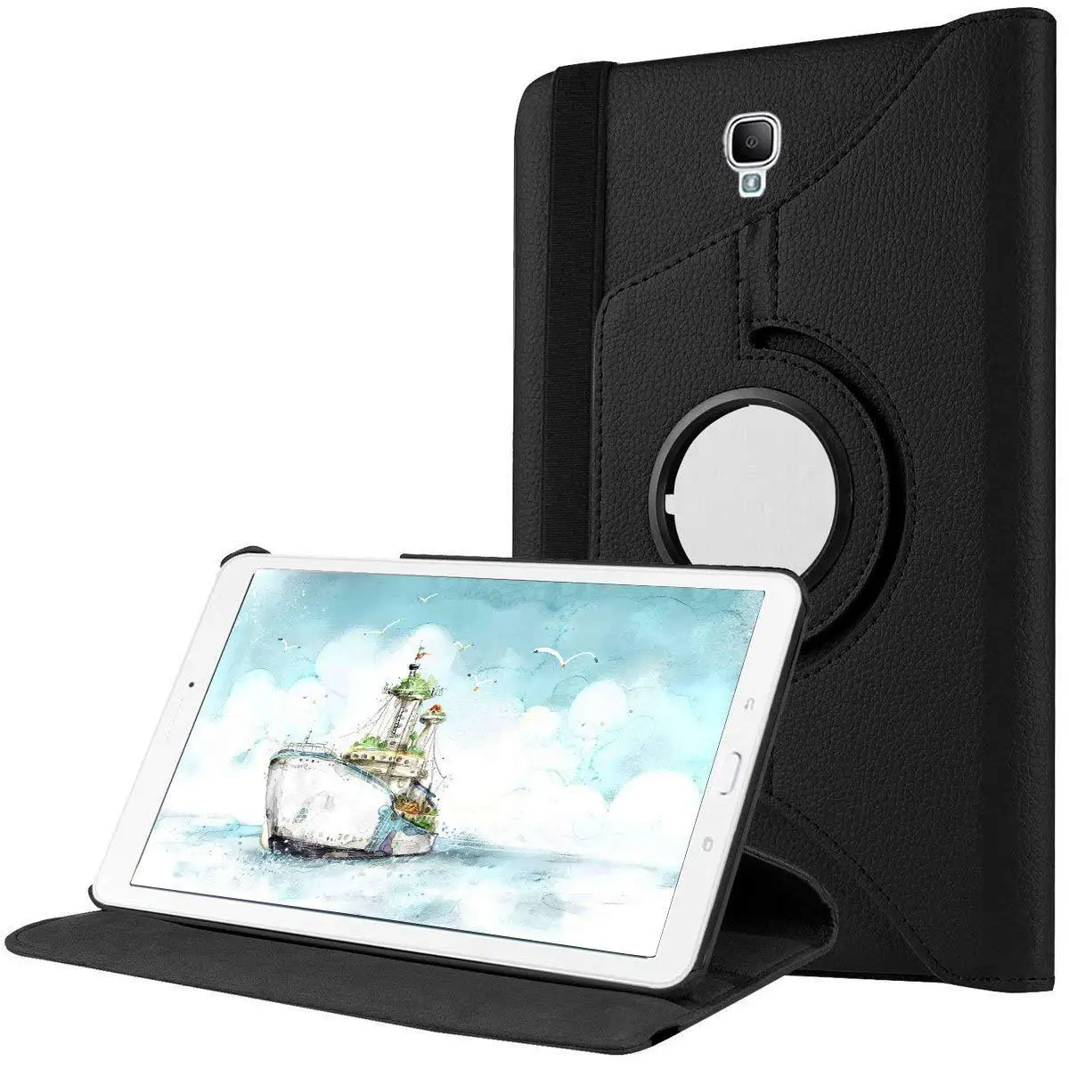 Чехол для Samsung Galaxy Tab A 8 0 2017 A2S T380 T385 флип чехол из искусственной кожи с вращением на