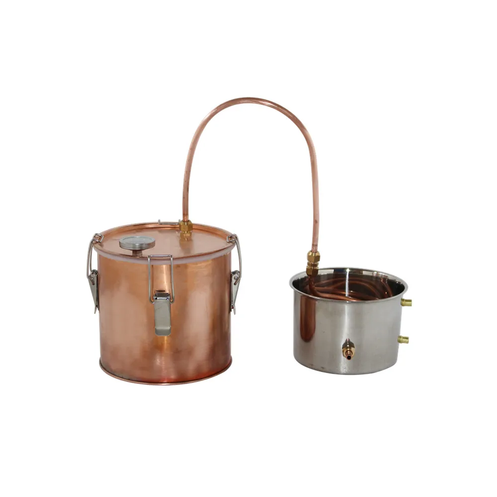 Новое поступление 1 5 галлона 6л Медь Чистая вода спиртовой дистиллятор бойлер
