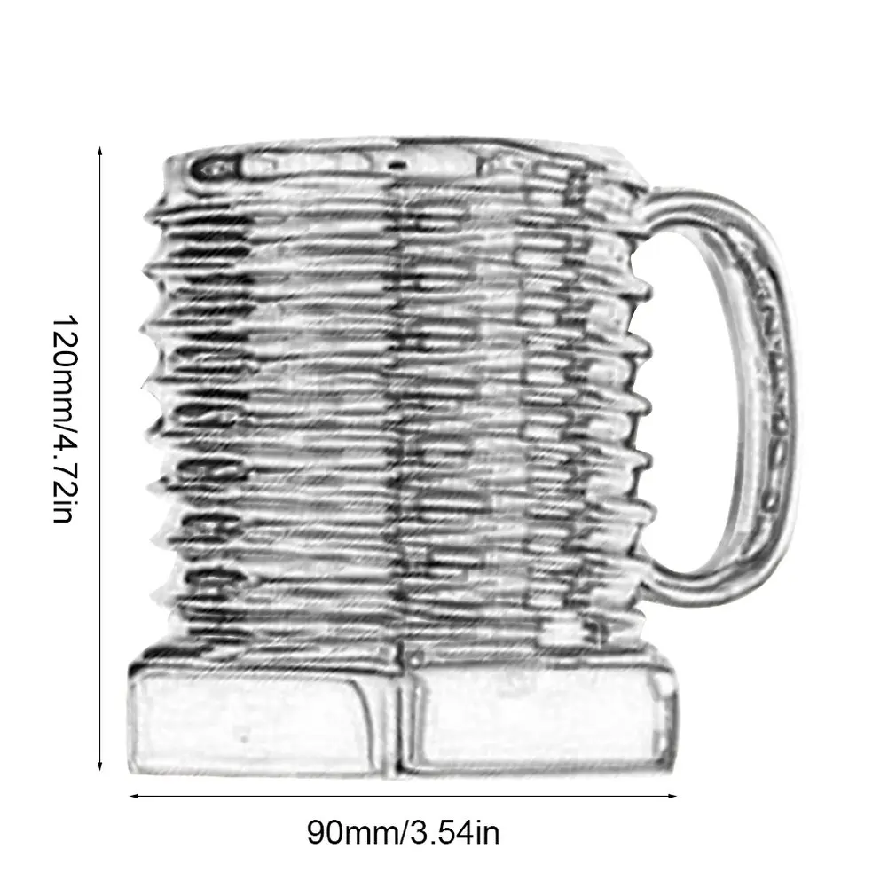 Керамическая кружка с винтовым узором креативная Подарочная для кофе чашка