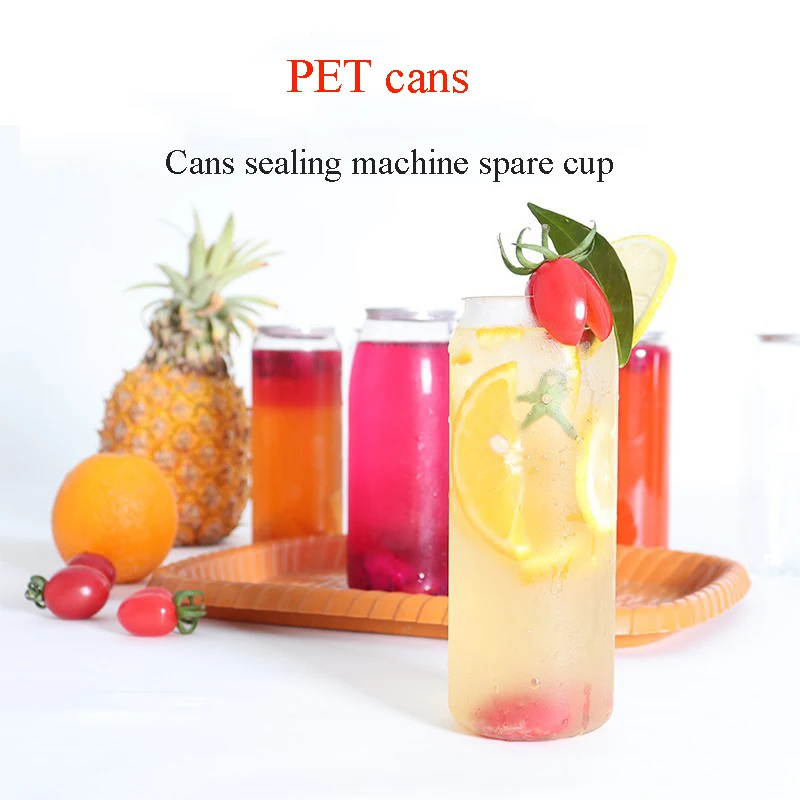 100 шт. ПЭТ чашки бутылки для банки запайки 500 мл прозрачная банок|Вакуумные