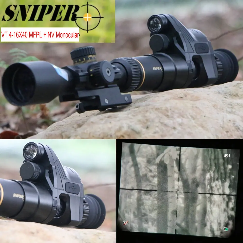 Ночное видение Прицел Снайпера VT 4 16X40 FFP первое фокусное расстояние прицелы