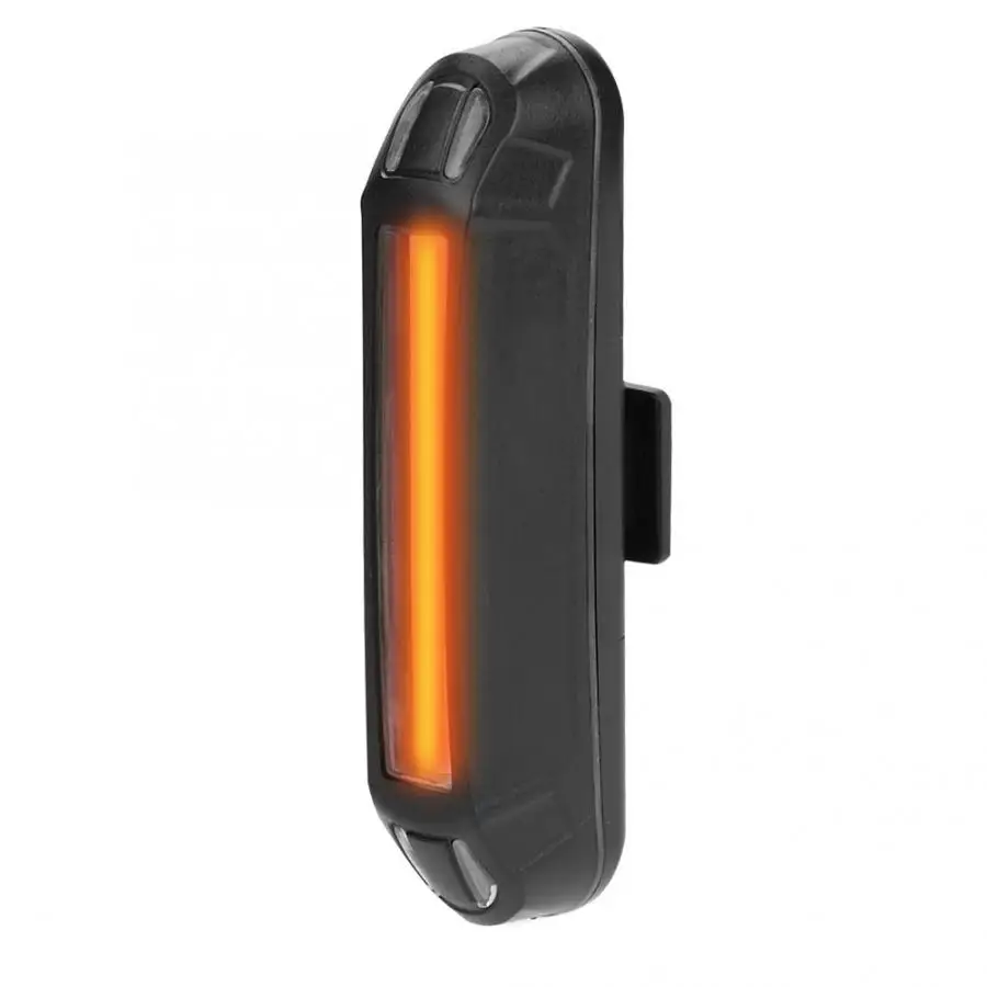 US водонепроницаемый велосипедный фонарь передний и задний USB Перезаряжаемый