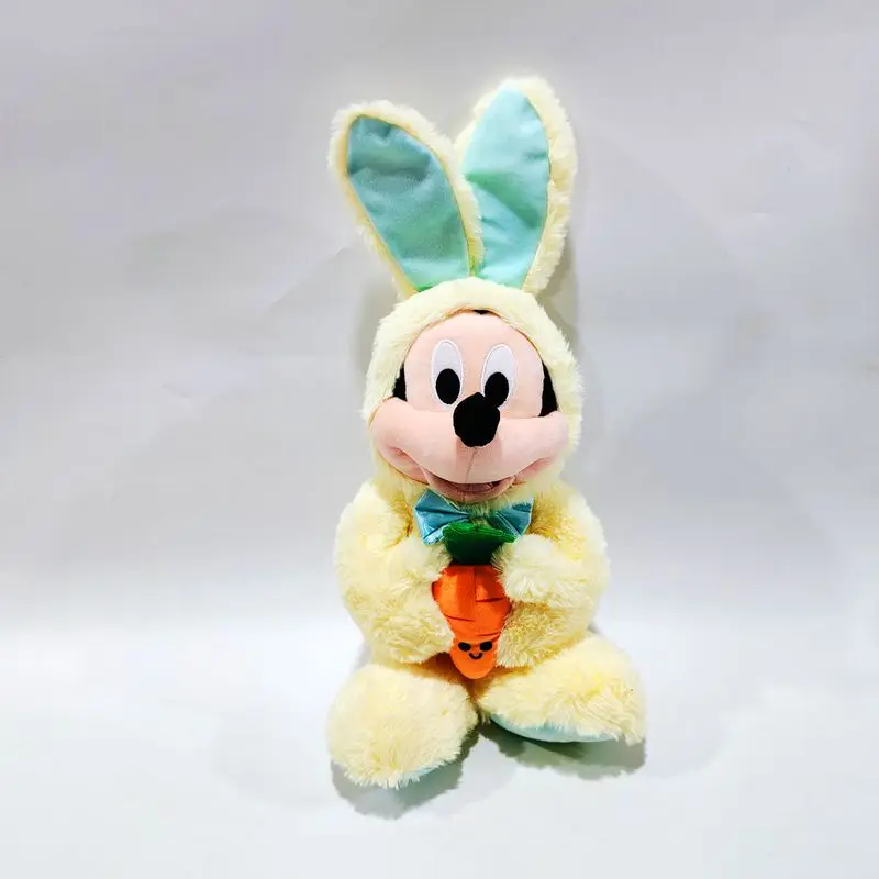 

37cm Cute Disney Classic Cartoon Mickey Mouse Stuffed Plush Toys Easter Bunny Mickey Plush Toys Dolls Decoration Gift Kids Girls