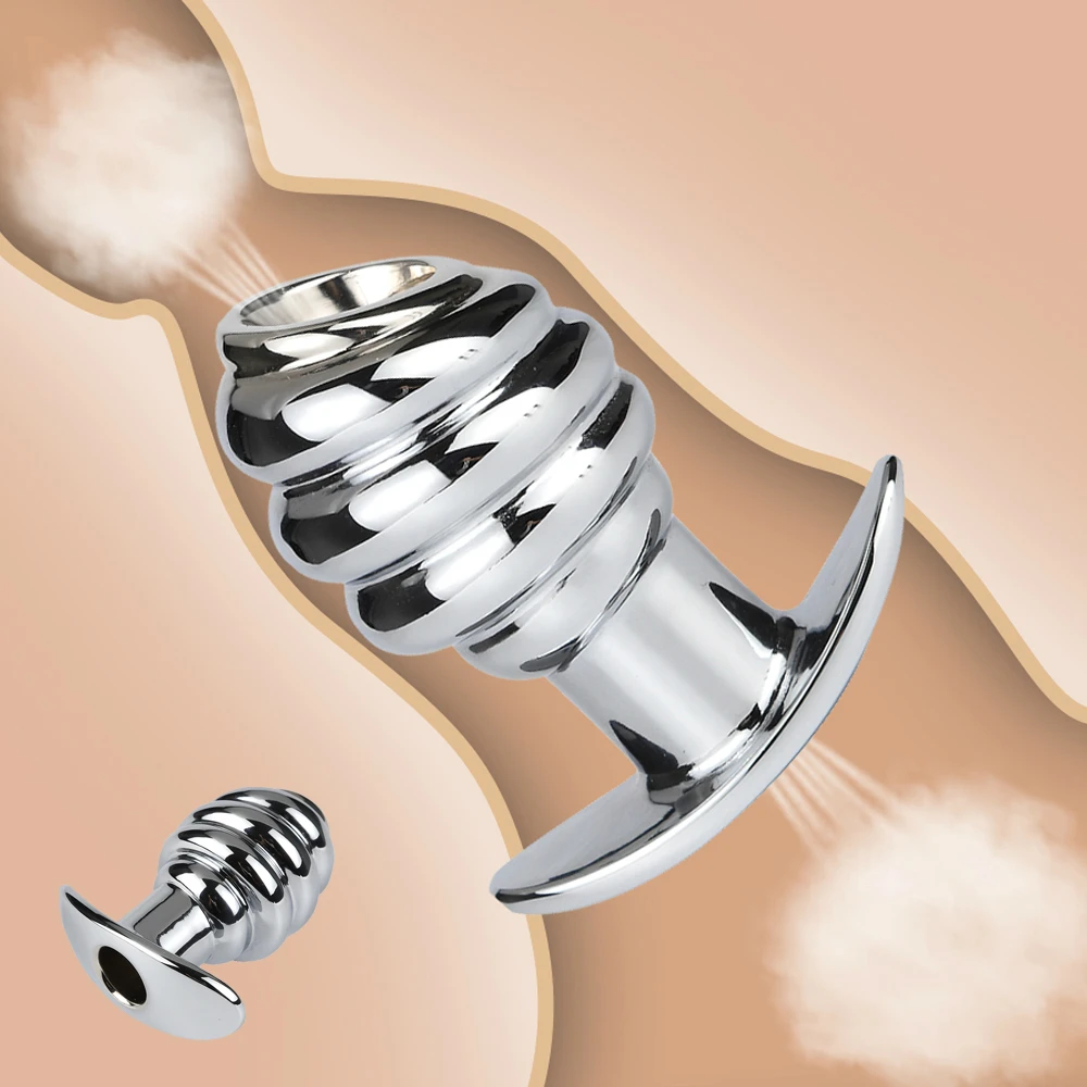 Металлическая ажурная туннельная Анальная пробка душ клизма простата массажер