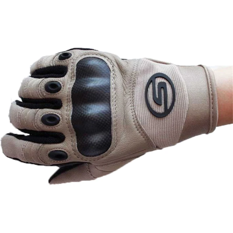 Спортивные тактические мужские рабочие перчатки из овчины с полным пальцем для