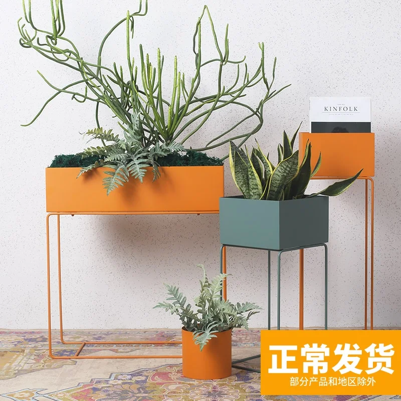 Скандинавская дизайнерская железная металлическая подставка для цветов
