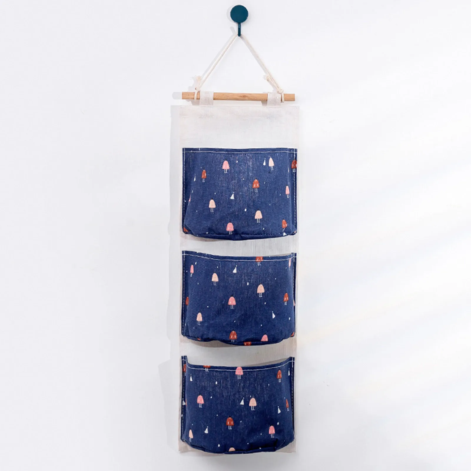 Настенная подвесная сумка 3 карманных вешалки для ванной комнаты Детская кармана
