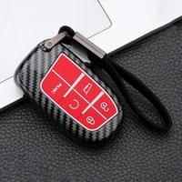car key case cover protective key shell skin for dodge journey charger chrysler 200 300 fiat punto jeep renegade grand cherokee