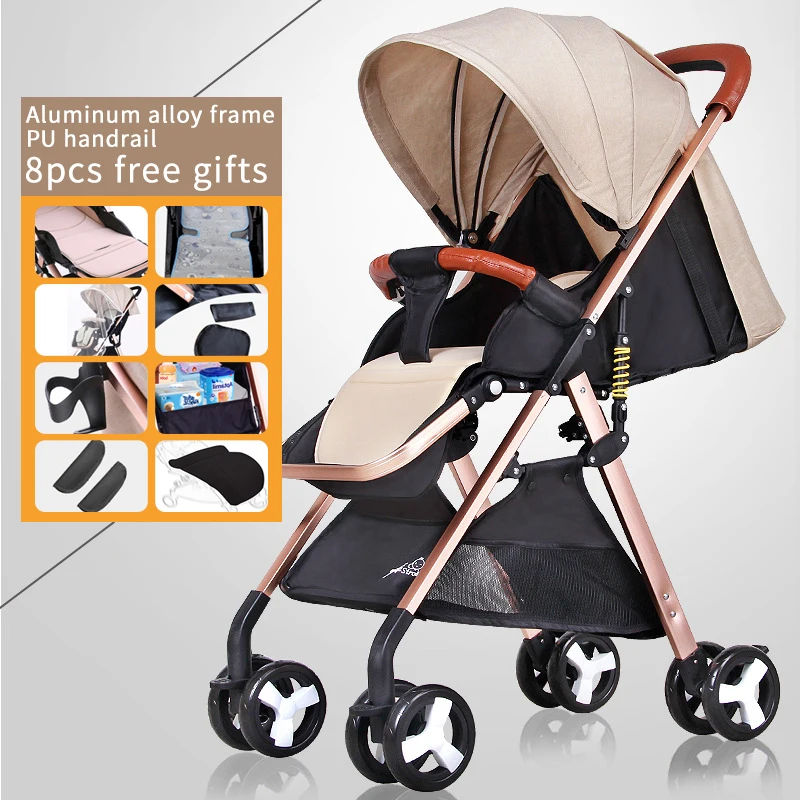 Сверхлегкая портативная дорожная детская коляска складная Складная с