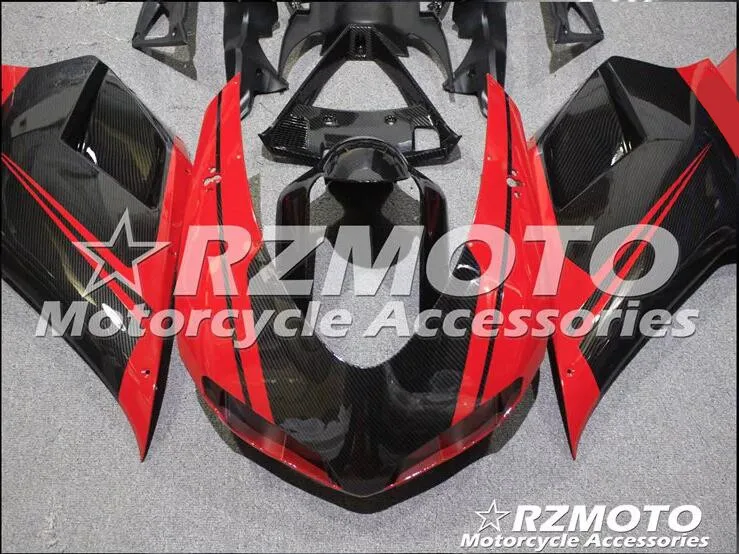 Новый комплект обтекателей для мотоцикла из АБС пластика Ducati 848 1098 1198 2007 магазин