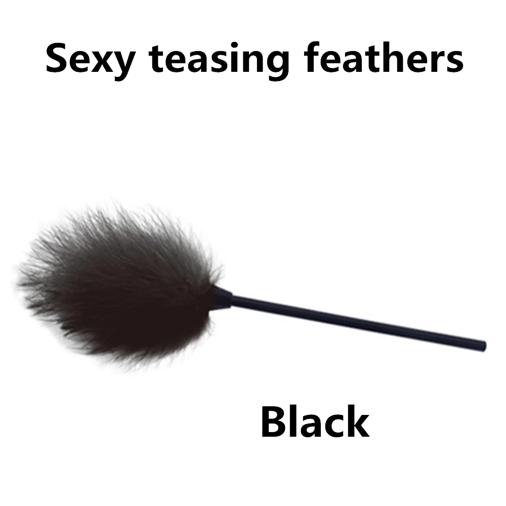 Черное перо для флирта кнут интимные игрушки пар секс-товары взрослых