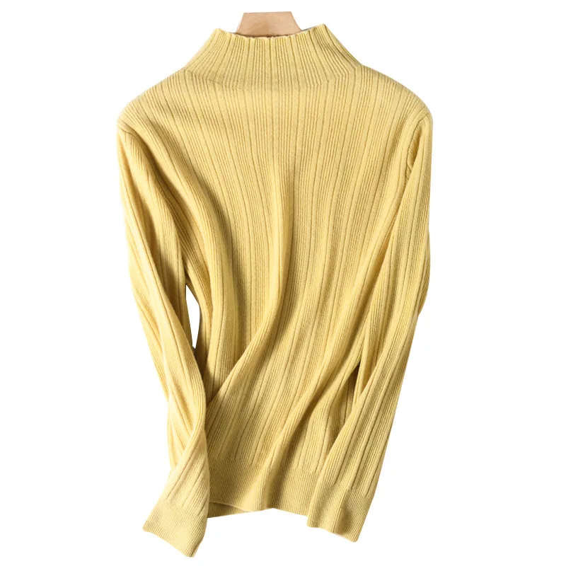 

women's turtleneck cashmere sweaters pullover long sleeve plus size slim Female candy color knitwear 2020 Autumn Winter freeship