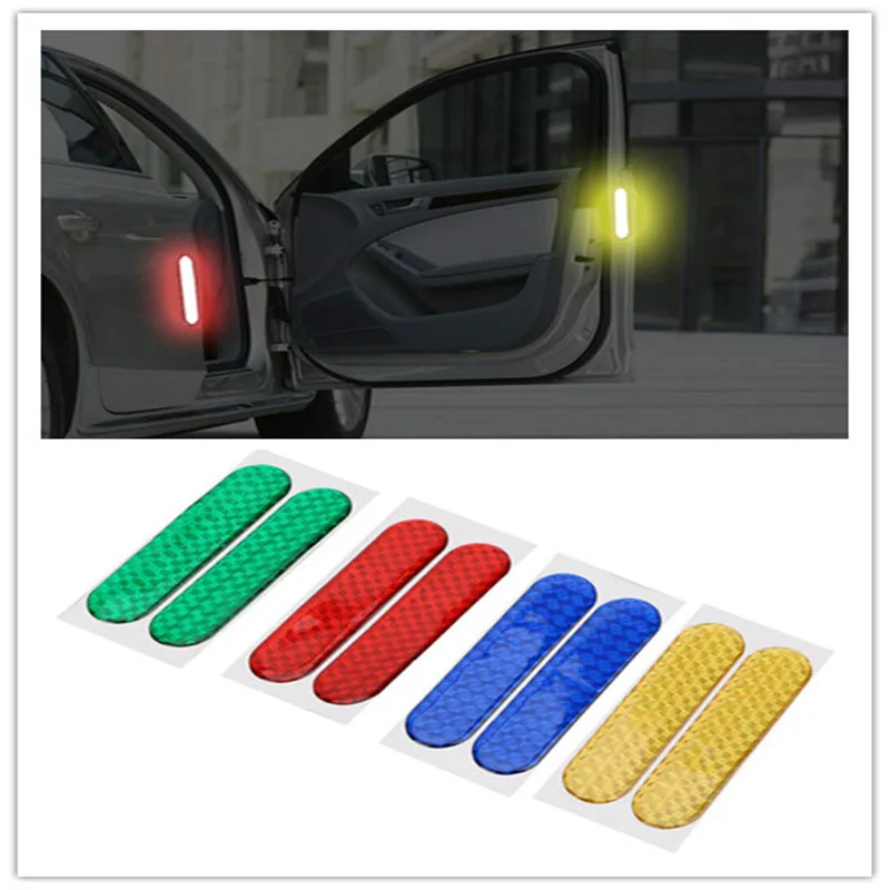 2 шт. автомобиля открытой двери светоотражающая лента Предупреждение ющая