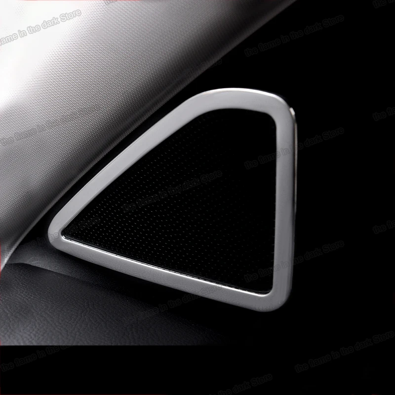 

Lsrtw2017 Car Front Post Triangle Sound Speaker Frame Trims for Ford Kuga Escape 2013 2014 2015 2016 2017 2018 2019 2020 audio