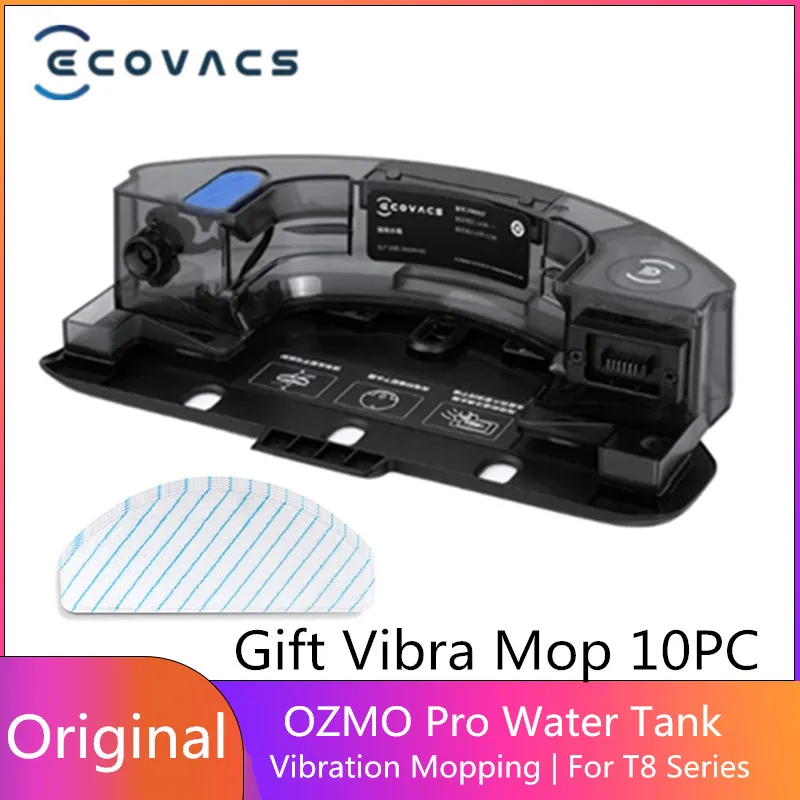 

Резервуар для воды ECOVACS T8, набор для уборки с вибрацией, для Deebot T8 AIVI T8 MAX T8 AIVI PLUS T9 AIVI
