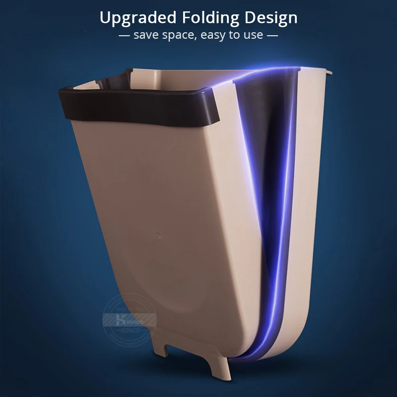 Складная мусорная корзина подвесная для кухонного шкафа двери инновационный