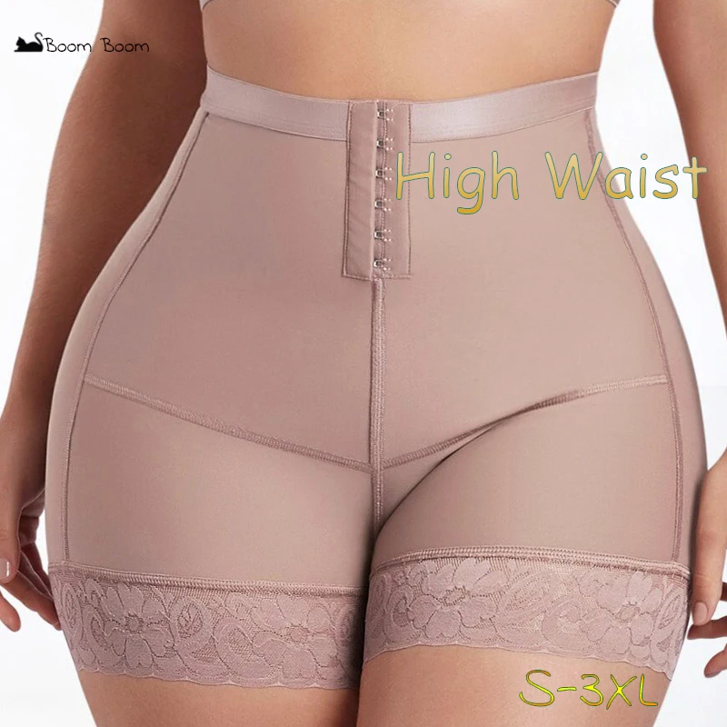 Double Compression Power Shaping Shorts BBL Post Op Surgery Supplies Skims Kim Kardashian Jeans Woman High Waist Butt Lifter