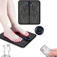 foot massager pad mat patch electric muscle stimulator usb lcd portable rechargeable leg shaping deep kneading massager with usb