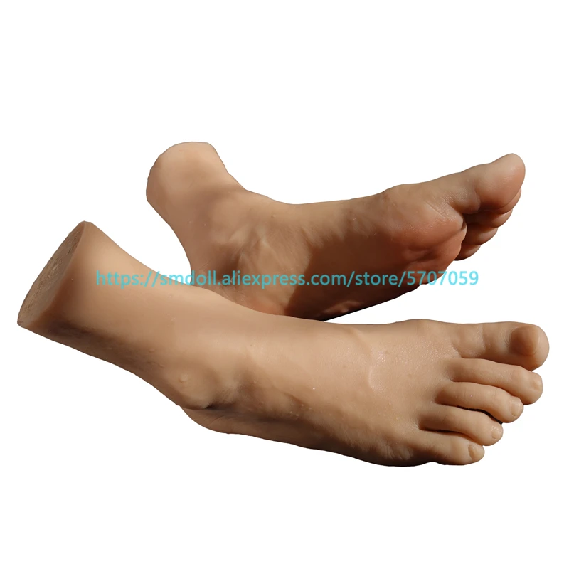 Высококачественные игрушки Фетиш для ног силиконовые взрослых Реалистичная